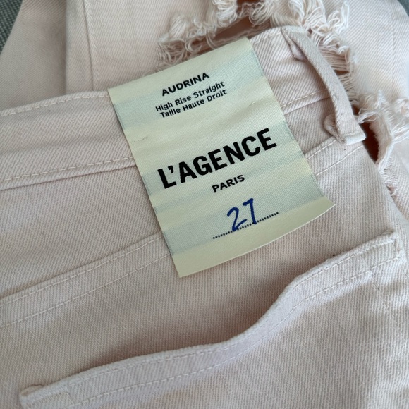 L’AGENCE Katrina High Rise Straight in Quartz Destruction NWT - Picture 5 of 6